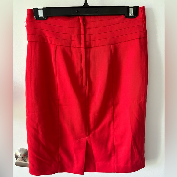 Midi Red Skirt - Picture 3 of 5